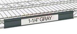 Metro 9990P5 Tall Plastic Label Holder, fits 60" Shelf, 1.25"