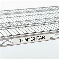 Metro 9990CL Clear Label Holder, 1.25" x 3"