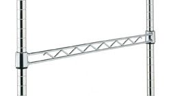 Metro H118B Black Hanger Rail, 18"