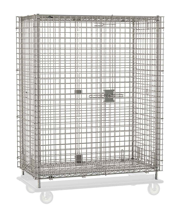 Metro SEC53S-HD Stainless Steel Security Cart, Heavy-Duty, fits 24" x 36" Shelves