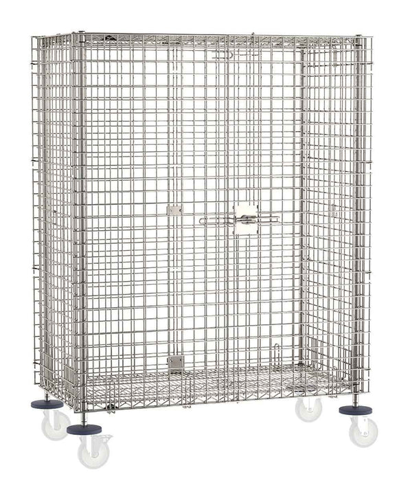 Metro SEC53S-SD Stainless Steel Security Cart, fits 24" x 36" Shelves