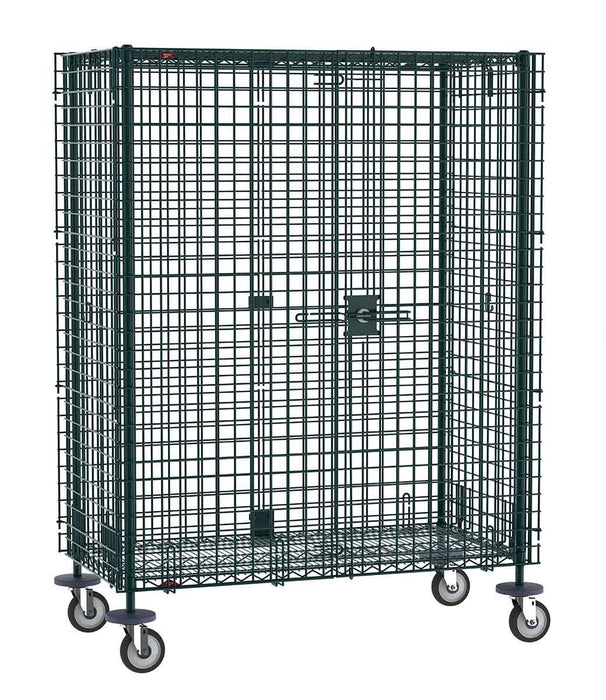 Metro SEC56DK3 Metroseal&reg; Green Security Cart, fits 24" x 60" Shelves