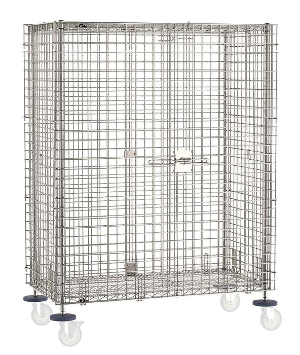 Metro SEC63S-SD Stainless Steel Security Cart, fits 30" x 36" Shelves