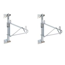 Metro AW21C Wall Mount Mid Unit Kit, Supports One 14" Shelf Level