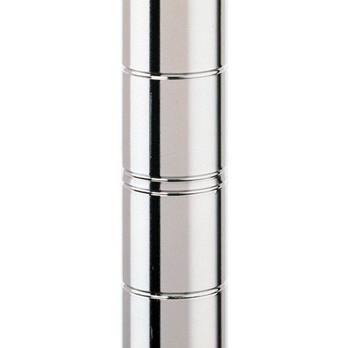 Metro AN346C 18" x 42" x 63" Chrome Wire Shelving Add-On with 4 Super Erecta&reg; Wire Shelves