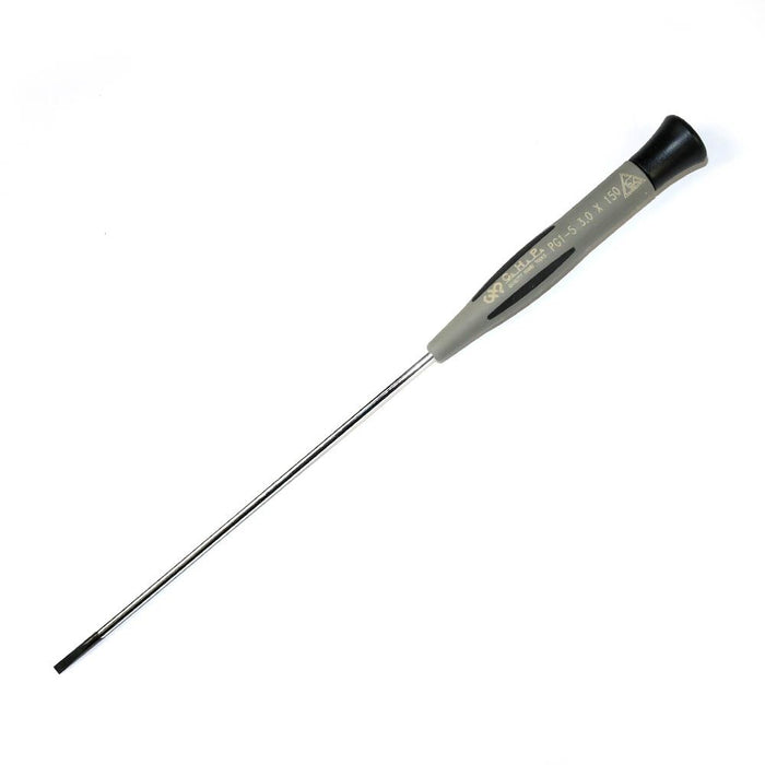 Hakko PG1-5-D, 3.0 x 150 mm. Slotted Tip Screwdriver (Qty of 10)