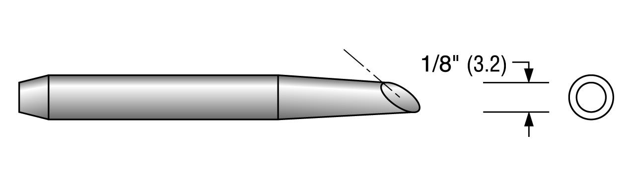 Plato 33-5894 SOLDERING TIP - 3/16" PACE (Qty of 10)