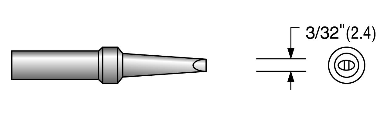 Plato EW-305 SOLDERING TIP - WELLER (Qty of 10)