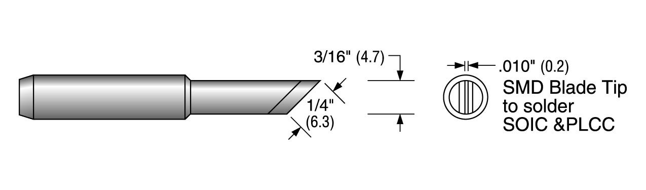 Plato HS-0927 SOLDERING TIP - HAKKO (Qty of 10)