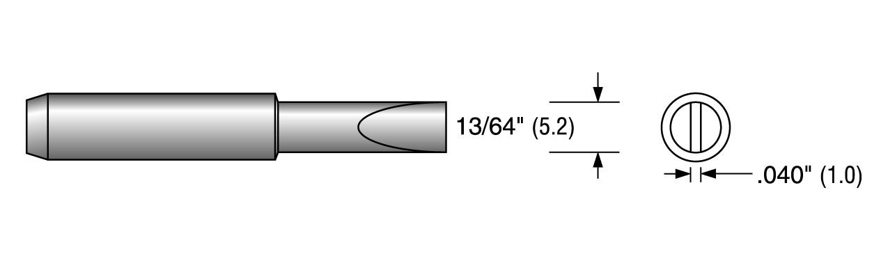 Plato HS-1665 SOLDERING TIP - HAKKO (Qty of 10)