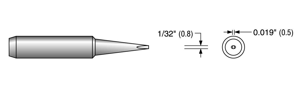 Plato HS-2863 SOLDERING TIP - HAKKO (Qty of 10)