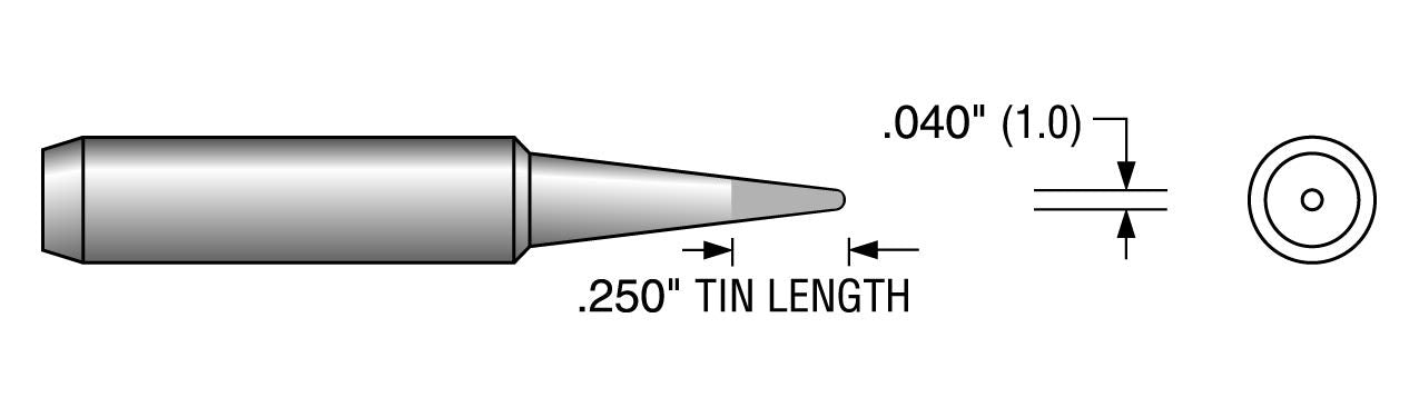 Plato HS-4785 SOLDERING TIP - HAKKO (Qty of 10)