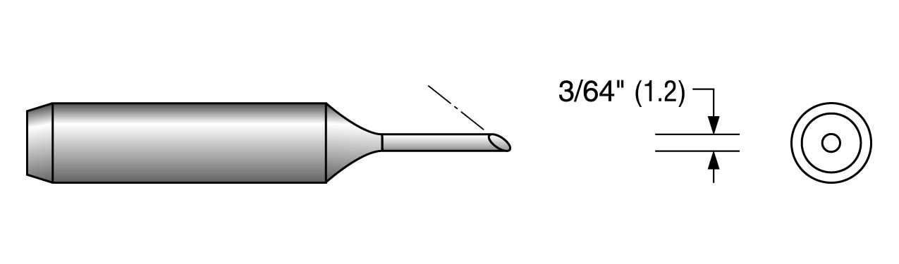 Plato HS-5701 SOLDERING TIP - HAKKO (Qty of 10)