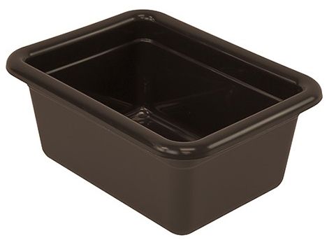 Quantum FSB-1295 All-Purpose Plastic Storage Tubs, 9.06" x 12.06" x 5.13"