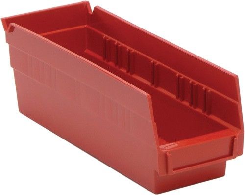 Quantum QSB101 Economy Shelf Bins, 4.13" x 11.63" x 4"