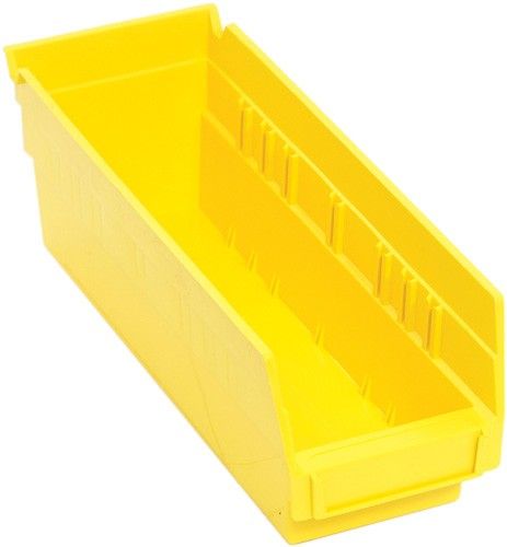 Quantum QSB101 Economy Shelf Bins, 4.13" x 11.63" x 4"