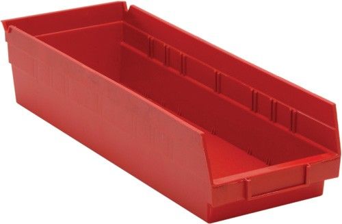 Quantum QSB104 Economy Shelf Bins, 6.63" x 17.88" x 4"