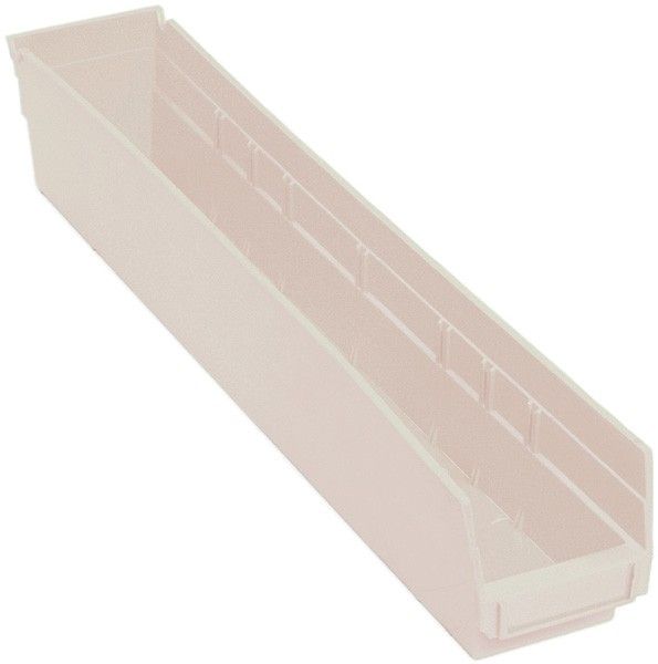 Quantum QSB105 Economy Shelf Bins, 4.13" x 23.63" x 4"