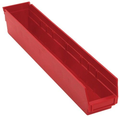 Quantum QSB105 Economy Shelf Bins, 4.13" x 23.63" x 4"