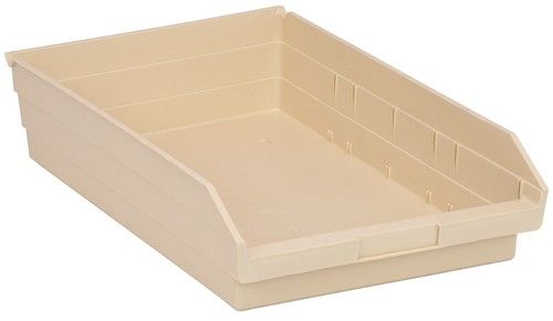 Quantum QSB110 Economy Shelf Bins, 11.13" x 17.88" x 4"