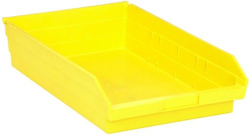 Quantum QSB110 Economy Shelf Bins, 11.13" x 17.88" x 4"