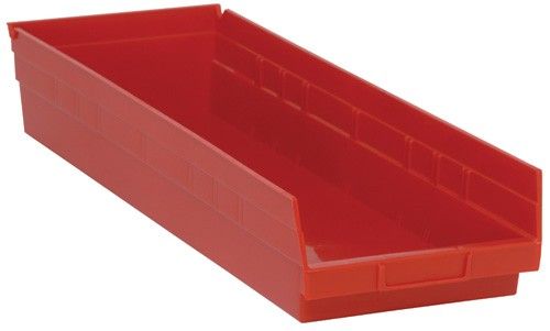 Quantum QSB114 Economy Shelf Bins, 8.38" x 23.63" x 4"