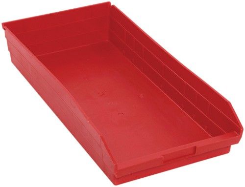 Quantum QSB116 Economy Shelf Bins, 11.13" x 23.63" x 4"