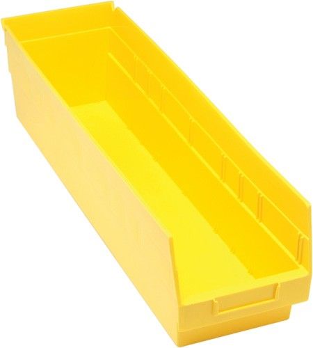 Quantum QSB206 Store-More Shelf Bins, 6.63" x 23.63" x 6"