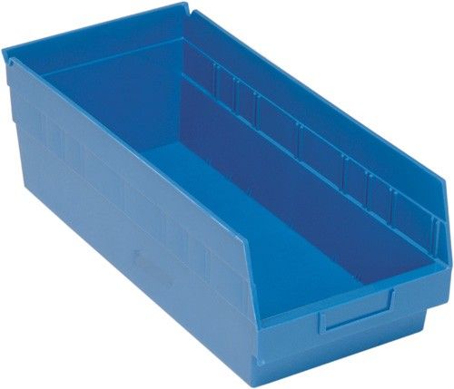 Quantum QSB208 Store-More Shelf Bins, 8.38" x 17.88" x 6"