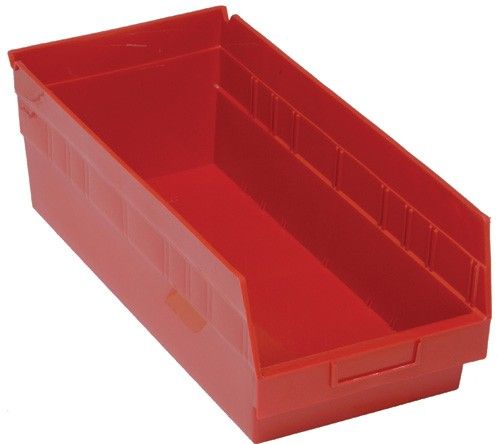 Quantum QSB208 Store-More Shelf Bins, 8.38" x 17.88" x 6"