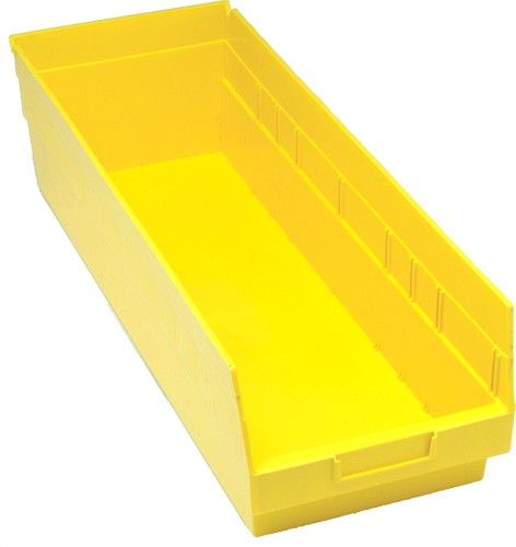 Quantum QSB214 Store-More Shelf Bins, 8.38" x 23.63" x 6"