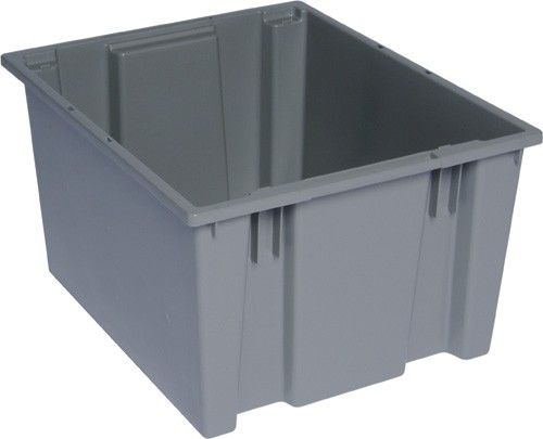 Quantum SNT195 Stack & Nest Totes, 15.5" x 19.5" x 13"