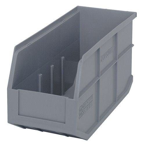 Quantum SSB441 Stackable Shelf Bins, 6" x 14" x 7"