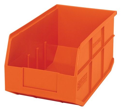 Quantum SSB443 Stackable Shelf Bins, 8.25" x 14" x 7"