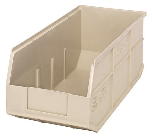 Quantum SSB463 Stackable Shelf Bins, 8.25" x 18" x 7"