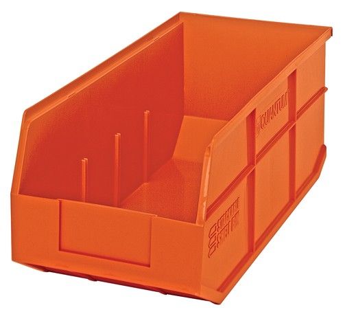 Quantum SSB463 Stackable Shelf Bins, 8.25" x 18" x 7"