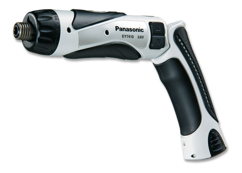 Panasonic EY7410LA2S screwdriver 3.6V Drill & Driver Kit
2 - 1.5Ah Li-ion Battery Packs, 1 Charger