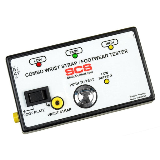 SCS 770030 Combo Wrist Strap & Footwear Tester 