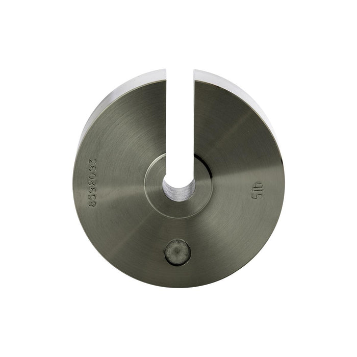 Mountz Weight Stainless Steel Slotted 5 Lb (Class F)