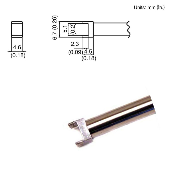 Hakko T15-1001 Tunnel Tip Soldering Tip (Qty of 10)