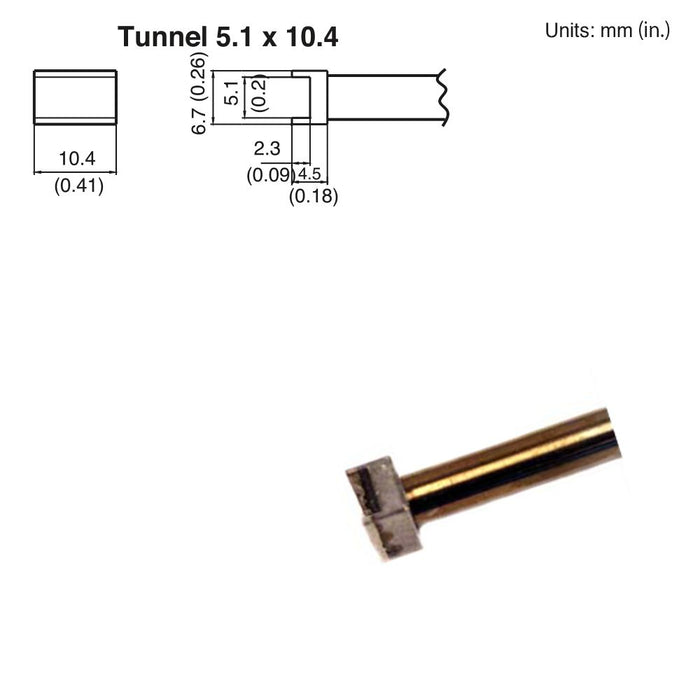 Hakko T15-1002 Tunnel Tip Soldering Tip (Qty of 10)