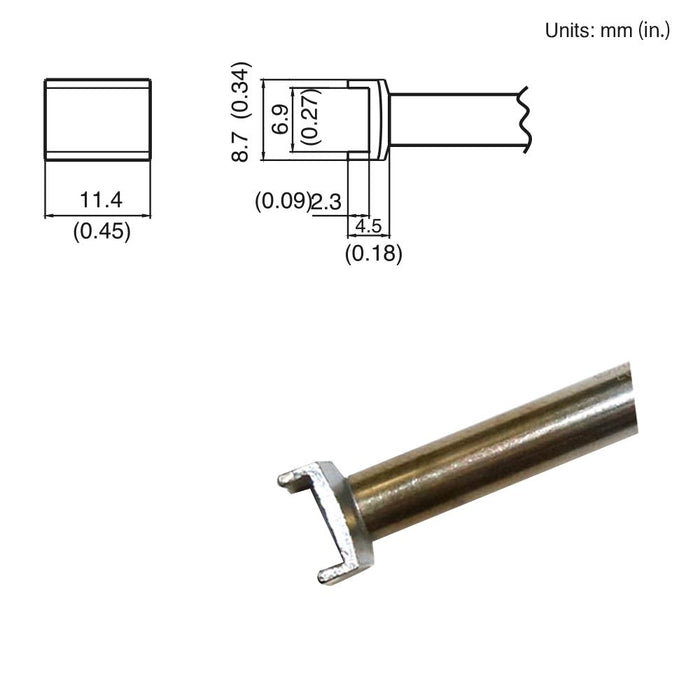 Hakko T15-1006 Tunnel Tip Soldering Tip (Qty of 10)