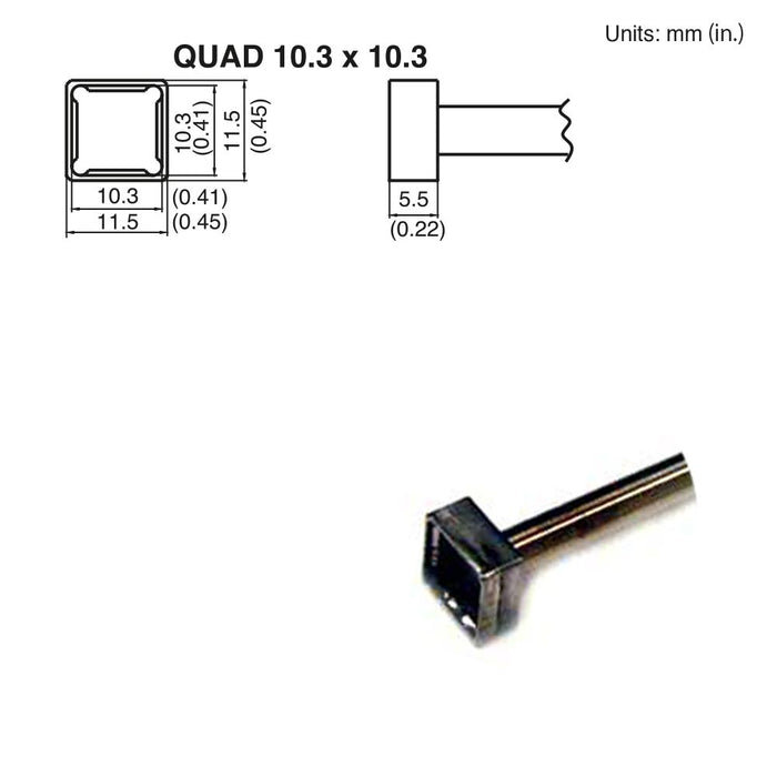 Hakko T15-1202 Quad Tip Soldering Tip