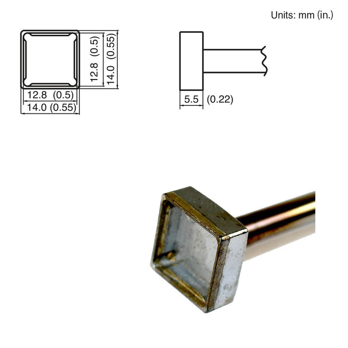 Hakko T15-1203 Quad Tip Soldering Tip (Qty of 10)