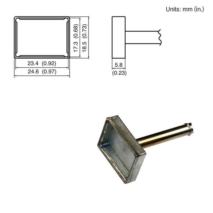 Hakko T15-1205 Quad Tip Soldering Tip (Qty of 10)