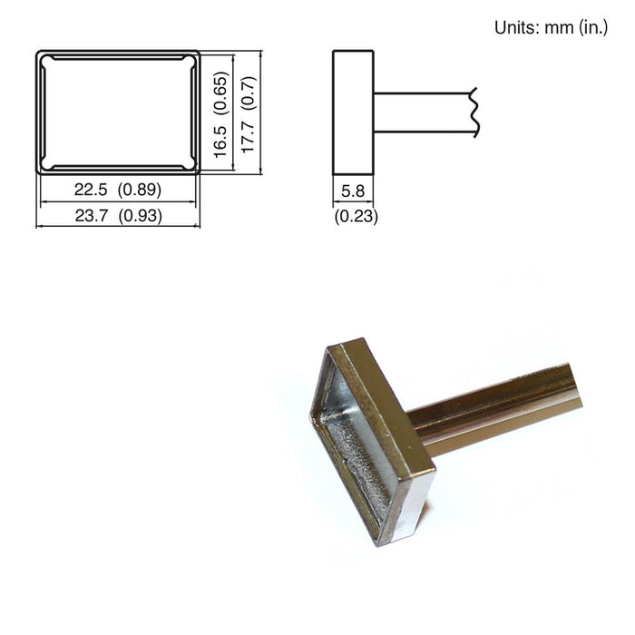 Hakko T15-1206 Quad Tip Soldering Tip (Qty of 10)