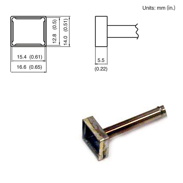 Hakko T15-1210 Quad Tip Soldering Tip (Qty of 10)