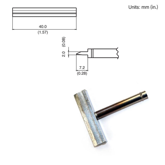 Hakko T15-1406 Blade Tip Soldering Tip