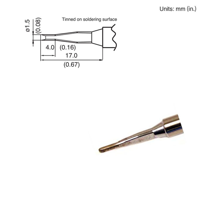 Hakko T15-1603 Chisel Tip Soldering Tip