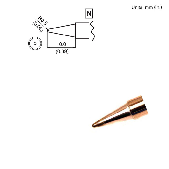 Hakko T15-B2 Conical Tip Soldering Tip (Qty of 20)